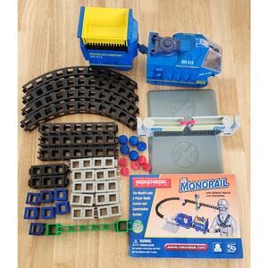 Rokenbok Dumpster Truck Train Monorail Bonus Track Crossing Set Vintage WORKS